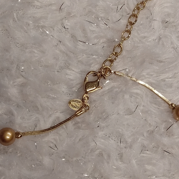 Vintage Monet Gold Tone Boxchain Ball Necklace &  Earring Set - Picture 9 of 9